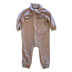 Cozy Grayson Mini 18M Brown Baby Onesie - Soft & Sweet!